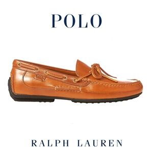 NWT Polo by Ralph Lauren Men's 11.5 'Roberts' Leather Driving Loafers in Box